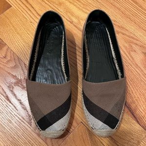 Used Burberry espadrilles in excellent condition size 40